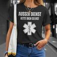 Ausser Dienst Rette Dich Selbst [German Language] Black T-Shirt Geschenke für Sie